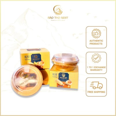 Golden Bowl Bird’s Nest With Cordyceps (Fresh Bird’s Nest, Cordyceps, Rock Sugar, Ready-To-Serve Bowl, ISO 22000:2018, GMP Compliant)