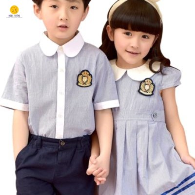 Kids School Uniform Set Comfortable Fabric