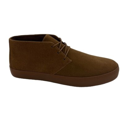 HIP Men Taupe Men’s Vulcanized Lace-Up Shoes (Split Leather Upper, Rubber Outsole, PU Midsole, Made In Vietnam)