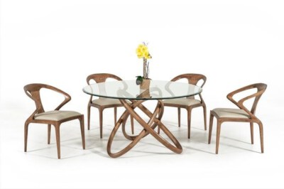 Maison Dining Chair (Ash Wood, Simili Upholstery, Vietnam Made)