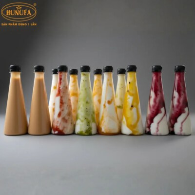 Triangular Pyramid PET Bottle (300ml, Virgin PET, Clear, Screw Cap, Leak-Resistant)