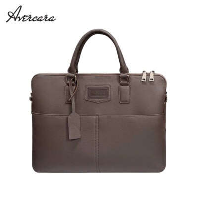 Office Briefcase B8-151 (Chocolate Brown, Cow Leather, Size Options 37/39/42)
