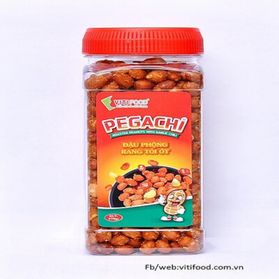 Đậu phộng rang tỏi ớt PEGACHI (270g)