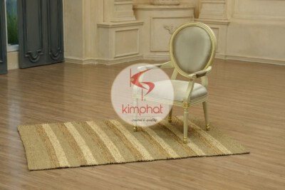 Handwoven Seagrass, Palm Leaf & Water Hyacinth Area Rug (Eco-Friendly, Multi-Material Design)