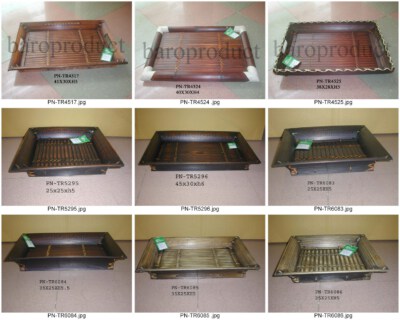 Handwoven Trays (Bamboo, Rattan, Seagrass, Water Hyacinth, Custom Size/Color)