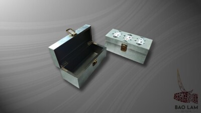 Hộp Sơn Mài Hình Chữ Nhật (Sản Phẩm Sơn Mài Truyền Thống Việt Nam, 26x14x8cm)