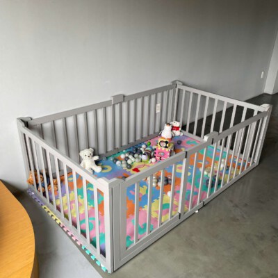 Pinewood Montessori Convertible Playpen Crib