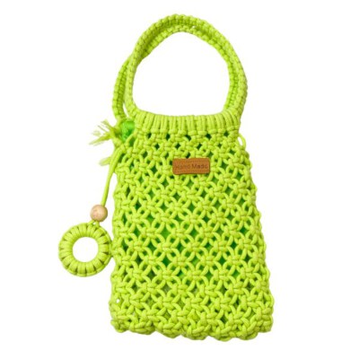Túi xách mùa hè handmade macrame xanh