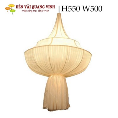 Silk Fabric Chandelier (Classic Hotel Lobby Décor, Custom Size/Color) (DV-33)