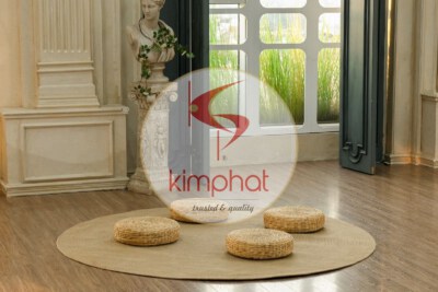 Handwoven Water Hyacinth Floor Seat Cushion (Eco-Friendly, Thick & Comfortable)