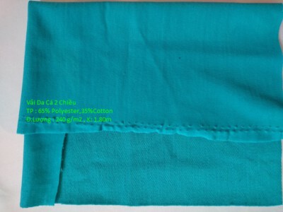 Two-Way Stretch Piqué Fabric (65% Polyester / 35% Cotton)