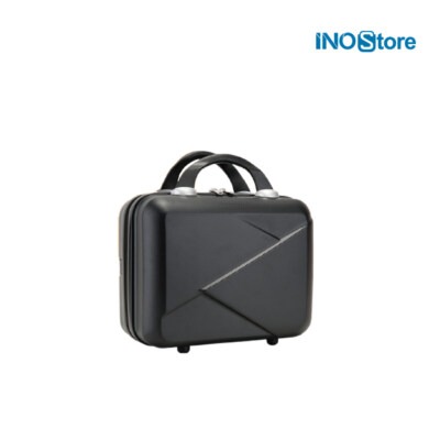 Matte Black ABS Vanity Travel Case With Custom Logo