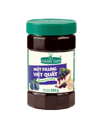 Blueberry Jam Filling (30% Blueberry, Bakery Filling & Dessert Topping)