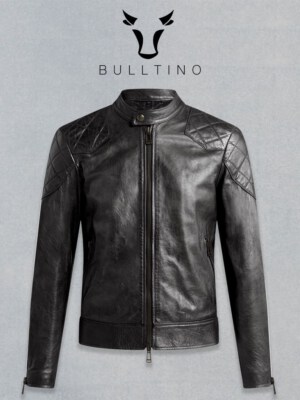 Genuine Leather Jacket DDV01D (100% Goat Leather, YKK Zipper, Silk Lining)