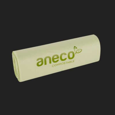 Compostable Trash Bag On Roll (Fully Biodegradable, Flat Or Star-Seal Bottom, 11–50 Mic, Custom Size, 1–4 Color Printing)