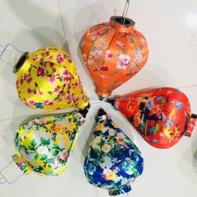 Handmade Silk Bamboo Lantern (Painted, Durable, Custom Design, OEM Accept)