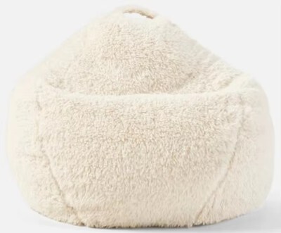 Cozy Teardrop Faux Fur Bean Bag Cover (Short Shag, Removable Cover, Made In Vietnam)