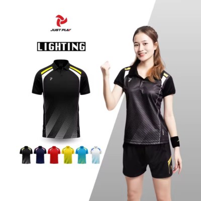 Custom Badminton Jersey (Unisex, Quick-Dry, 100% Polyester, Heat-Transfer Printed)
