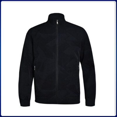 Full-Zip Jacket Stand Collar, Long Sleeve