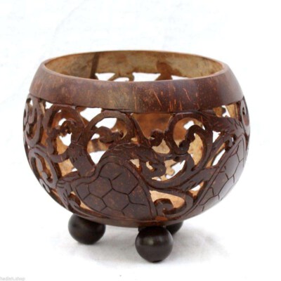 Handwoven Natural Rattan Lantern Candle Holder