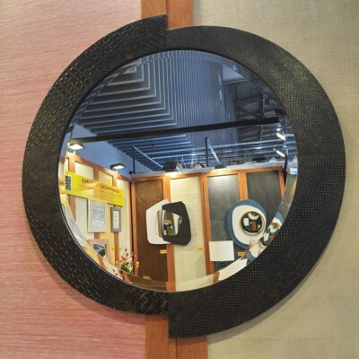 Round MDF Decorative Wall Mirror