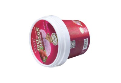 125ml Round IML PP Ice Cream Container with Tamper-Evident Lid