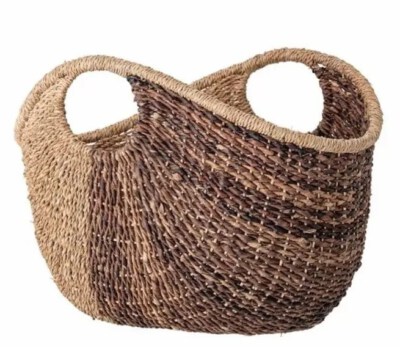 Seagrass Basket (Custom Color, 60x38xH42, Handwoven)
