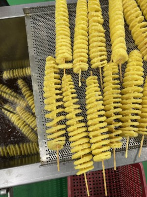 Frozen Fried Tornado Potato