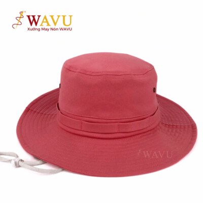 Wide Brim Boonie Bucket Hat Tai Beo Style