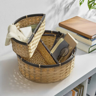 Luxury Handwoven Rattan Storage Basket