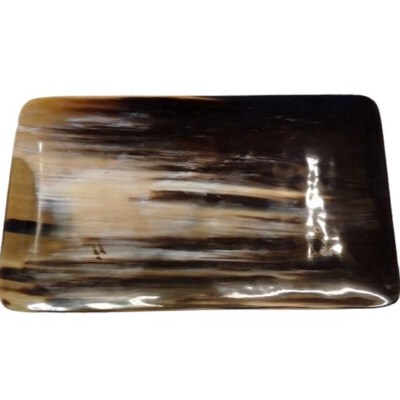 Elegant Natural Horn Snack Plate for Fruit & Candy