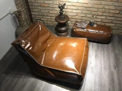 Vintage Streamy Bean Bag Lounge Chair (Customizable, Wholesale, Made In Vietnam)