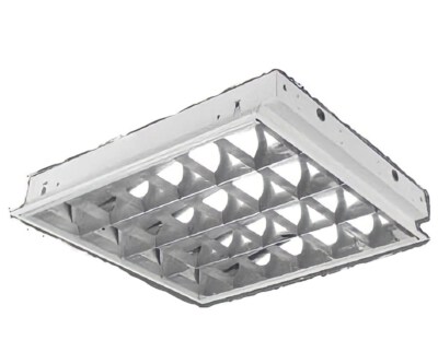 Recessed Louver Ceiling Light Fixture for LED T5/T8