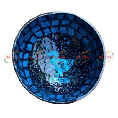 Bát phục vụ từ vỏ dừa ghép tay
