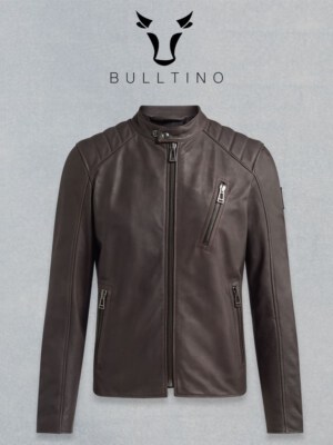 Genuine Leather Jacket DDV03N (100% Goat Leather, YKK Zipper, Silk Lining)