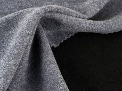 80% Cotton 20% Polyester Brushed Fleece Knit Fabric (350 GSM)