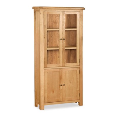 Display Cabinet (Rustic Oak Collection, Montreal Program, SKU MON-G1481)
