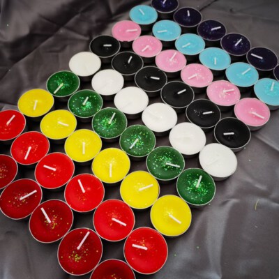 Tealight Candle (8g–50g, Paraffin/Soy Wax, Custom Size)