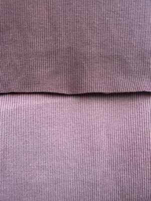 Polyester Spandex Rib Knit Fabric
