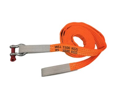 Container Cargo Pulling Webbing Strap (High-Tensile Polyester, Abrasion-Resistant)
