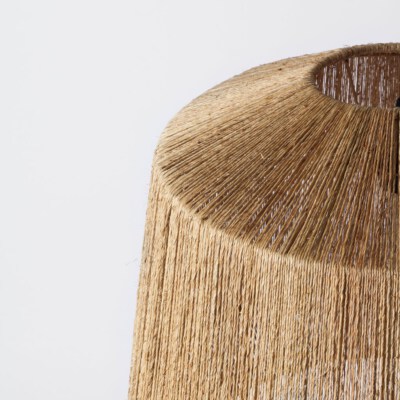 Jute Pendant Lamp (Handcrafted, Natural Jute Fiber, D55xH44cm, EH0103)