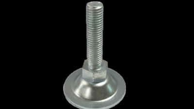 AD5050 Adjustable Leveling Foot (Ø50mm Base, 50mm Thread Length, Steel)