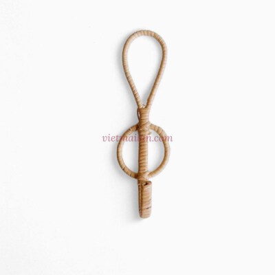 Giá Treo Tường Đan Rattan Hai Tầng