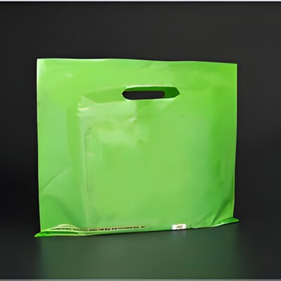 Die-Cut Handle Bag (Compostable/HDPE/LDPE/MDPE/Recycled, Patch/Normal Handle, Custom Size, Up To 12-Color Printing)