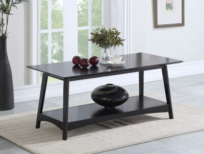 Alpine Coffee Table (Mid-Century Modern, Rubberwood/MDF, Non-Lead Paint)
