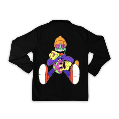 Men’s Custom Reversible Bomber Jacket (100% Polyester Shell, Zipper Closure, Heat-Transfer Printing)