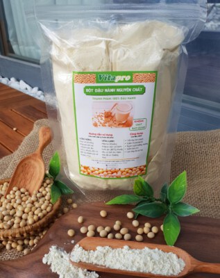 100% Soybean Powder (Sugar-Free, Roasted & Milled, 500g)