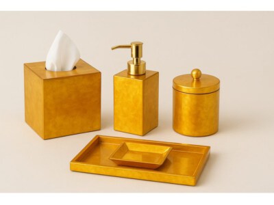 Custom Lacquer Bathroom Accessories Set