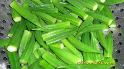 IQF Frozen Whole Okra
