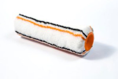 LR0003 Paint Roller Sleeve (Black/Orange Stripe Poly Acrylic, 15mm Pile)
